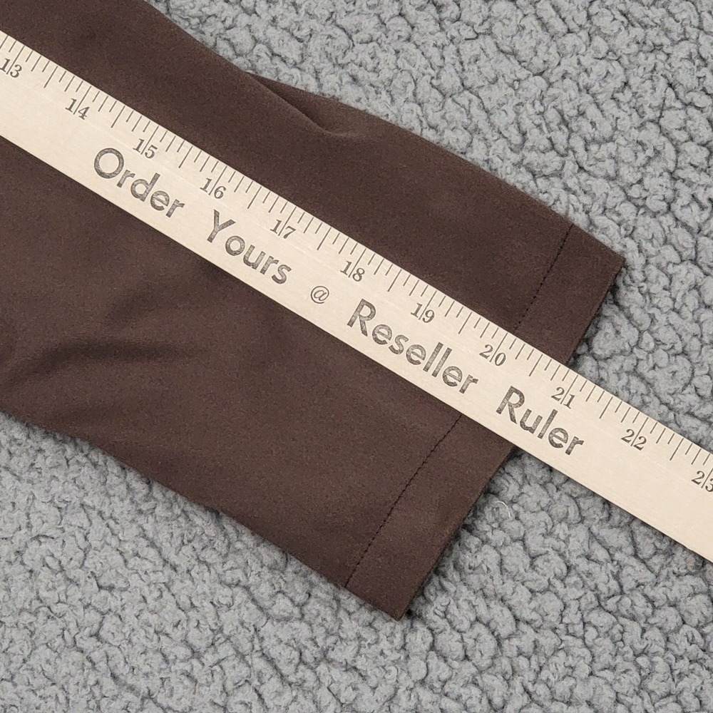 St John Jacket Womens Small Brown Sport Structured Gold Button Military‎ Pockets - Picture 15 of 16